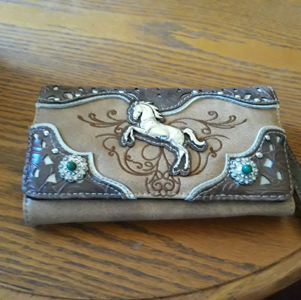 Womans horse wallet